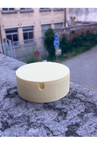 Modern Tasarım Kapaklı Kül Tablası - Koku Önleyici Dekoratif Minimalist Küllük