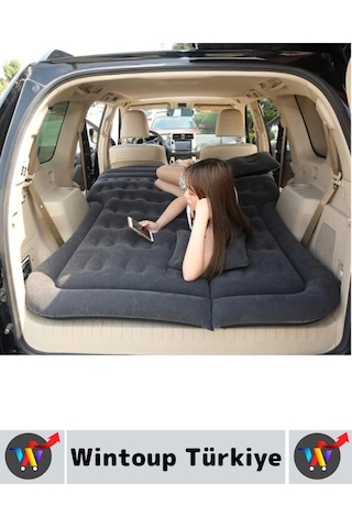 Yatak Ergonomik Konforlu Panelvan Minibüs Kamp Piknik Outdoor Plaj Uzun Yol Seyahat Ekstra Dolgun H Gri
