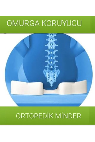 Ortopedik Dik Duruş Minderi. Oturma Bölgesi Sorunları için Minder
