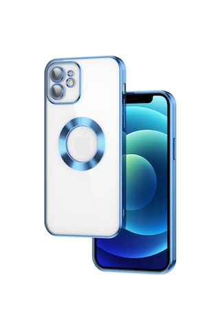 Apple Uyumlu iPhone 11 Kılıf Kamera Korumalı Logo Gösteren Şeffaf Kapak