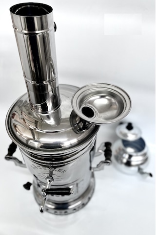 Sözenler 4.5 Lt Demlikli Krom Ayrılabilir Odunlu Semaver