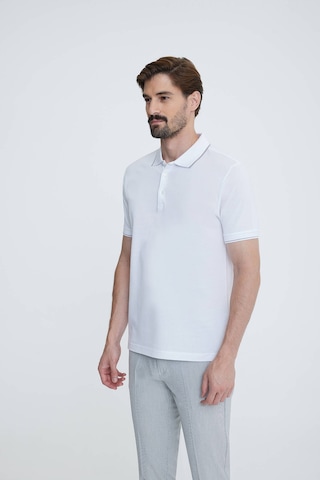 Erkek Beyaz Polo Yaka T-shirt