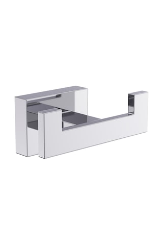 Line Bathroom Prime Bornoz Askılık 125102 İkili Krom Gri