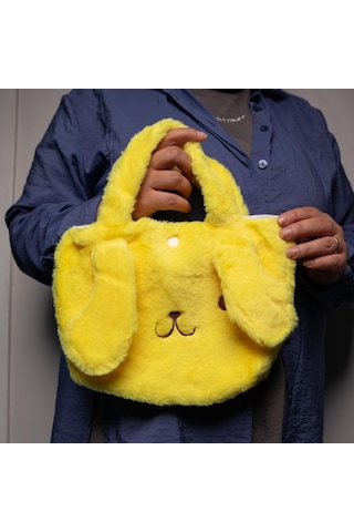 Kawai Sanrio Pompompurin Peluş El Çantası -1137 Altın