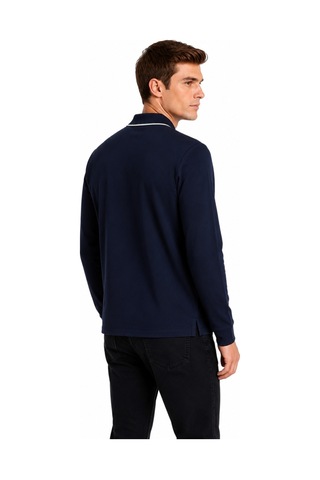 Advante Erkek Mevsimlik Spor Polo Yaka Fermuarlı Sweatshırt Bgl-st05468 Lacivert
