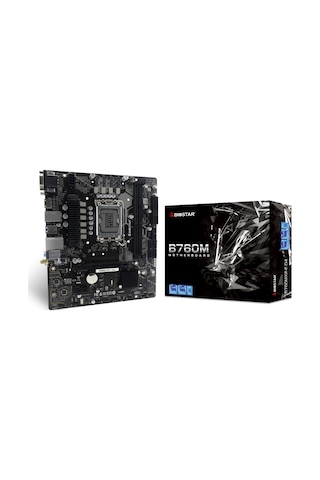 Biostar B760MX2-E Intel B760 4400 MHz (OC) DDR4 Soket 1700 mATX Anakart