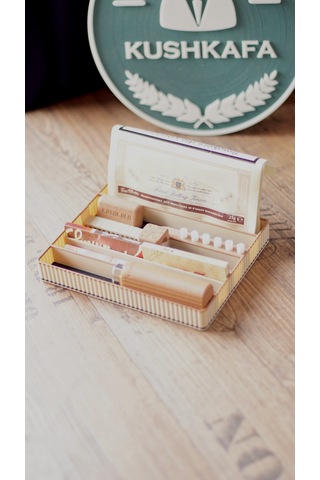 Tabac Tray Tütün Tepsisi - Premium Tasarım Organizer Krem