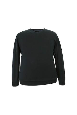 Erkek Büyük Beden Battal Boy 110 Kilo İçin Uygun V Yaka Triko Kazak Siyah