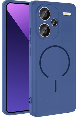 Xiaomi Redmi Note 13 Pro Plus 5g Kılıf M-safe Şarj Özellikli Zore Meta Kapak