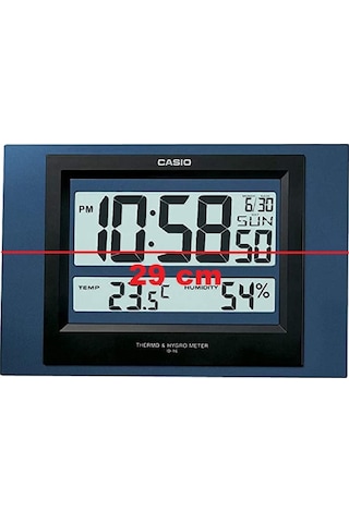 Casio Id-16s-2df Dijital Termometreli Nem Ölçer Masa Ve Duvar Saati