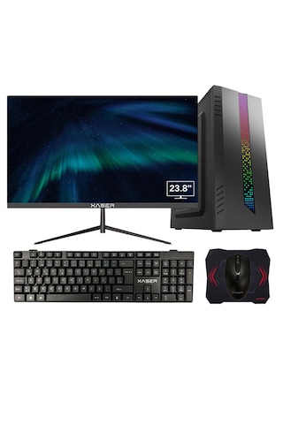 Xaser XSR915 i7-12700F 16 GB 256 GB M.2 NVMe SSD 2 GB GT610 23.8" Free Dos Masaüstü Oyuncu Bilgisayarı