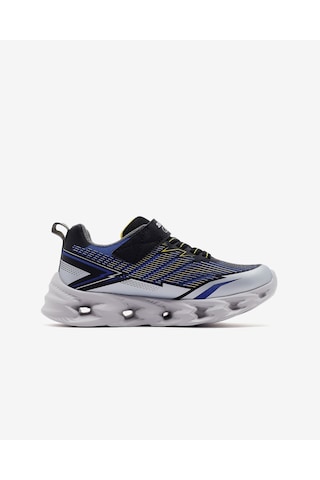 Skechers Vortex 2.0 Büyük Erkek Çocuk Gri Işıklı Spor Ayakkabı 400605l Slbk Gri