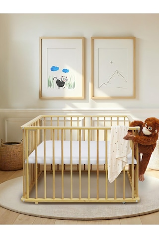 Kukka Tekerlekli Ve Padli 3 Kademe Oyun Parkı 80x100 Cm - Standart
