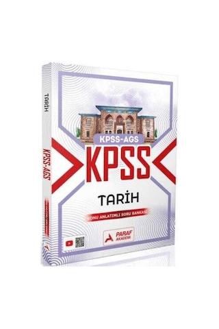 Paraf Yayınları Kpss Ags Tarih Konu Anlatımlı Soru Bankası