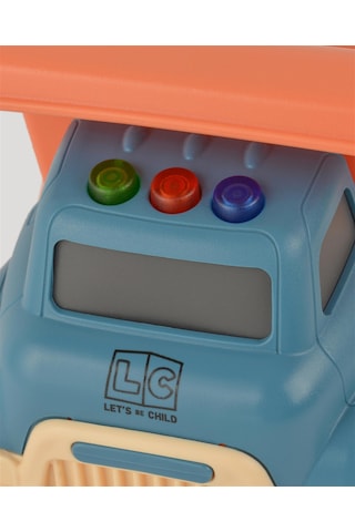 Turkuaz Sesli Ve Işıklı Minik Kamyon