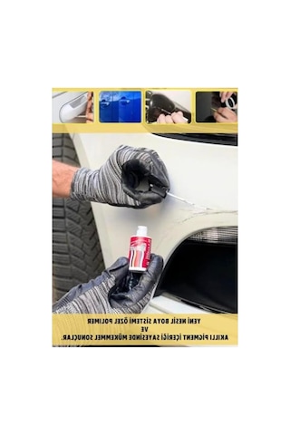 Parlak Siyah Jant Boyası 25 Ml, Alüminyum Çizik Giderici