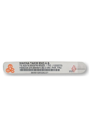 Mte 2 Mm Parmak Freze Hss-co8 Dın 844/b-n
