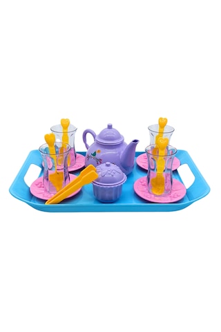 Birlik Oyuncak İnce Belli Bardak Seti Urt011010 Pembe Çay2