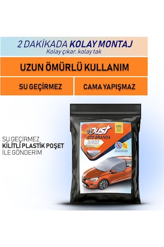 Buzlanma Ve Güneşten Koruyan Oto Ön Ve Yan Cam Koruma Brandası