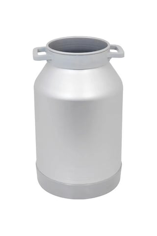 Melasty Süt Sağma Makinesi Alüminyum Süt Güğümü 40 Litre İki Kulplu Dar Ağız Kapak Hariç -1736