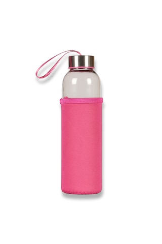 500 Ml Cam Matara Açık Pembe