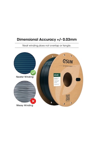 Esun Pla-hs Yeşil Filament 1.75mm 1kg - Yüksek Hız Uyumlu Pla+