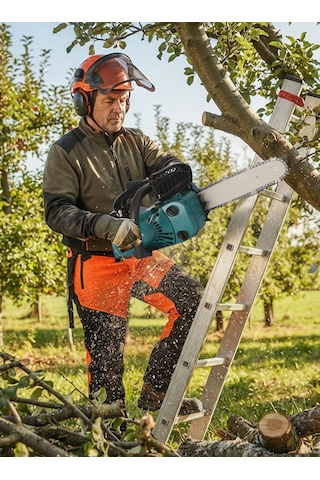 Schatz 25cc Mini Benzinli Testere Ağaç Odun Dal Budama Ve Kesme Testeresi Hızar Motoru 35cm Testere Mavi