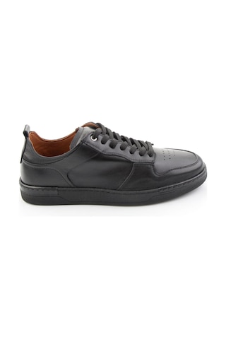 Bambi Siyah Hakiki Deri Erkek Sneaker E01396022603