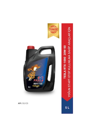 Doill Tesla 20W-50 Apı Sg/Cd 5 L Motor Yağı