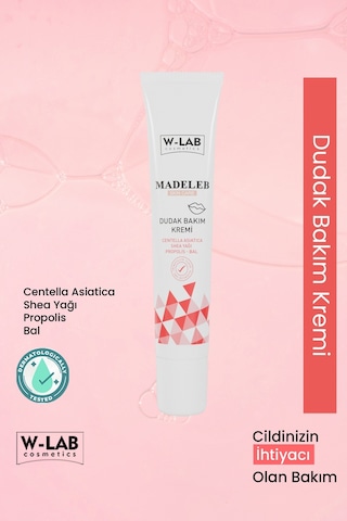 W-Lab Cosmetics Madeleb Dudak Bakım Kremi 20 ML