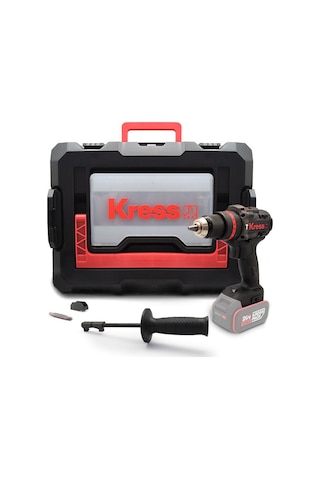 Kress KUC33.91 20V 95NM Profesyonel Şarjlı Darbeli Matkap