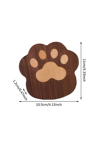 Kedi Pawcoaster Emici Hayvan Kedi Pawcup Matları Kahverengi