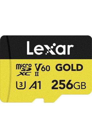 Lexar 256 GB Profesyonel GOLD UHS-II MicroSDXC Hafıza Kartı