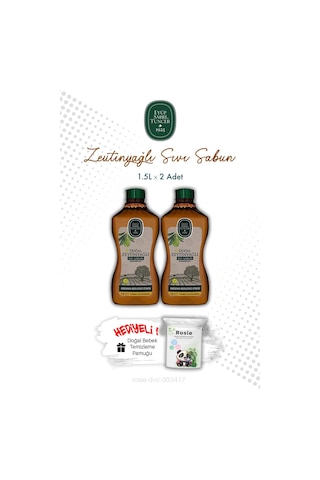 Eyüp Sabri Tuncer Zeytinyağlı Doğal 1.5l Sıvı Sabun X2 Ve Rosıe