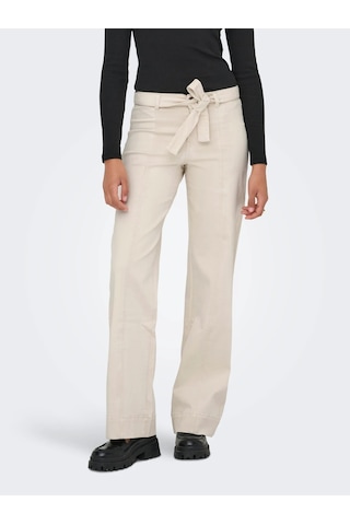 Only Onlmadison-missouri Hw Belt Kadın Pantolon 15367004 Ekru