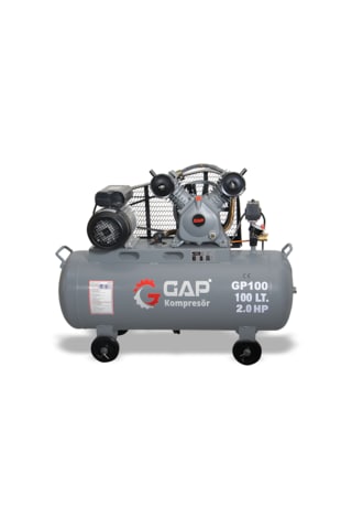 Gap 100 Lt 2 Kafa 8 Bar Pistonlu Hava Kompresörü