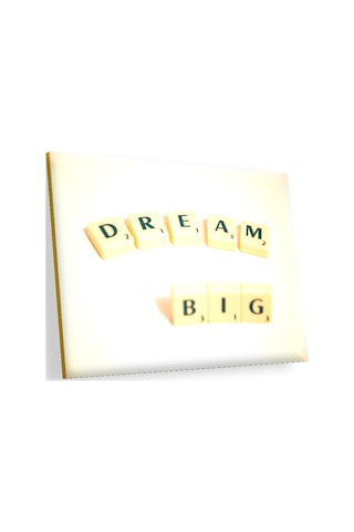 Cakasepetim Büyük Düşün Scrabble Ahşap Mdf Tablo
