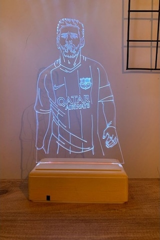 Lionel Messi 16 Renk Gece Lambası