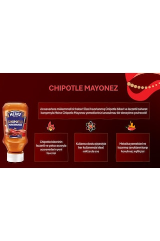 Heinz Chipotle Acı Mayonez 225 G