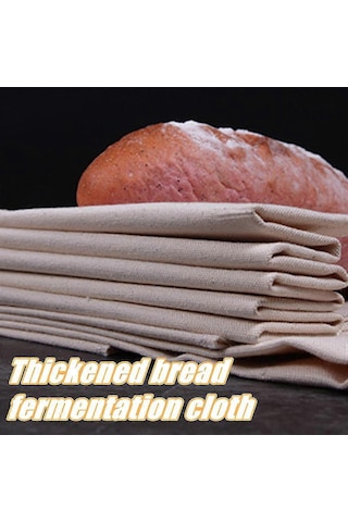 Ximistore9 Hamur Mayalama Bezi, Ekmek Ve Pizza İçin Yüksek Kaliteli Pamuklu Bez, Tekrar Kullanılabilir Mutfak Aracı Beyaz