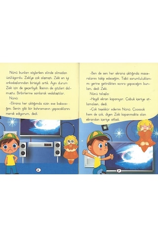 1. Sınıf Okumayı Sevdiren Renkli Resimli Hikayeler 5 - 10 Kitap