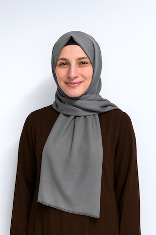 Bilenler Pamuklu Cotton Şal Gri