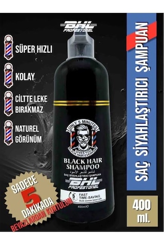 Bhl 400 Ml Siyahlaştırıcı Şampuan Tüm Saçlar İçin Renk Koruyucu Etki