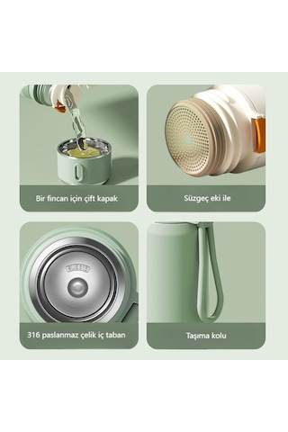 Aoyingnettech Kızlar İçin Termos Kupa Yüksek Değer 316 Paslanmaz Çelik Büyük Kapasiteli Su Bardağı Taşınabilir Öğrenci Okulu Özel Su Bardağı Açık Kamp Termos Fincan Pembe