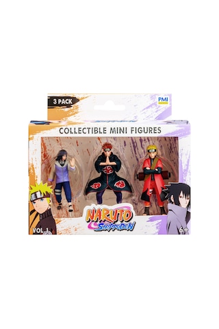 Naruto 3'lü Koleksiyon Figür Seti Model 4