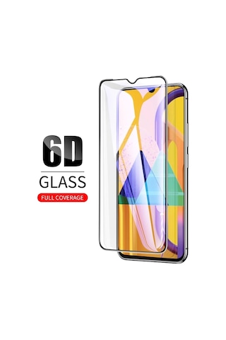 Realme Note 80 Uyumlu Ekran Koruyucu 6D Kırılmaz Cam - Extra Darbe Korumalı - Tam Kaplar