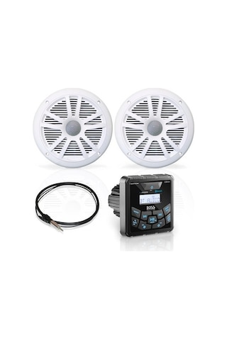 Boss Audio Systems Mckgb450W.6 Usb Aux Girişli Bluetoothlu Hoparlörlü Marin Teyp Seti