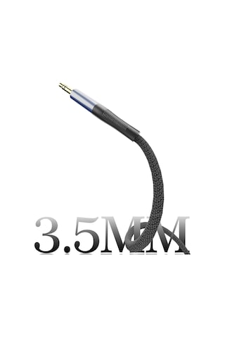 Lenyes Ax134 Type-c To 3.5mm Aux Audio Ses Kablosu Siyah