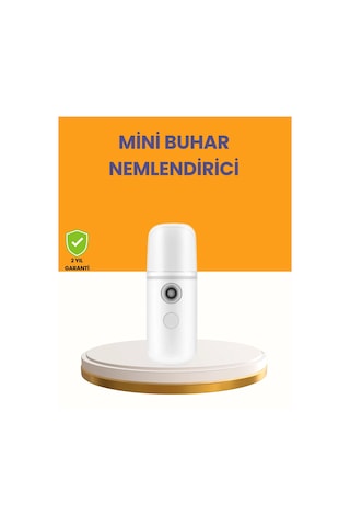 Mey İthalat Taşınabilir Şarjlı Buhar Nemlendirici Kablosuz Akıllı Pro Teknolojili Mini Cilt Ve Ortam Nemlendirici
