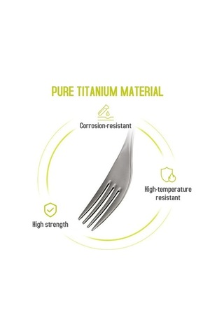 Bloomnest Hafif Titanyum Çatal Kamp, Yürüyüş, Piknik İçin Çok Renkli Ev Dışı Kullanım Çatallar Piknik Seti Çok Renkli